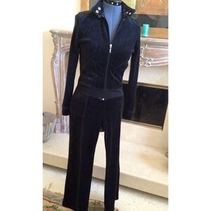 Rampage Black Velour Tracksuit